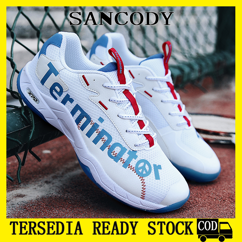 【Tersedia】36-46 Sepatu Bulutangkis Pria Sepatu Badminton Power Cusion Aerus 3 Sepatu Bulu Tangkis  S