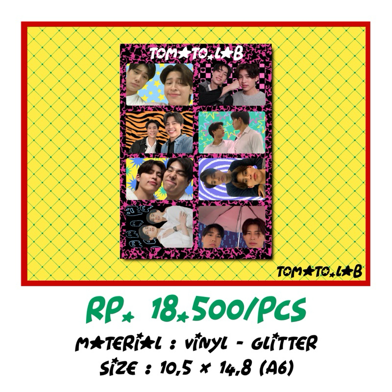 STICKER GLITTER POND PHUWIN GMM || Tomat0.lab