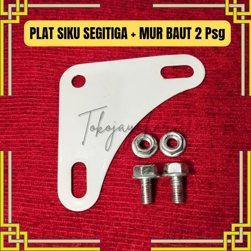 siku segitiga lubang / plat siku lobang