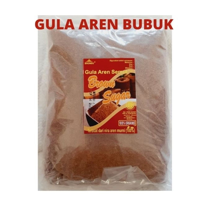 

Bronsu Brown sugar Palm Sugar Gula semut aren Organik kering Oven