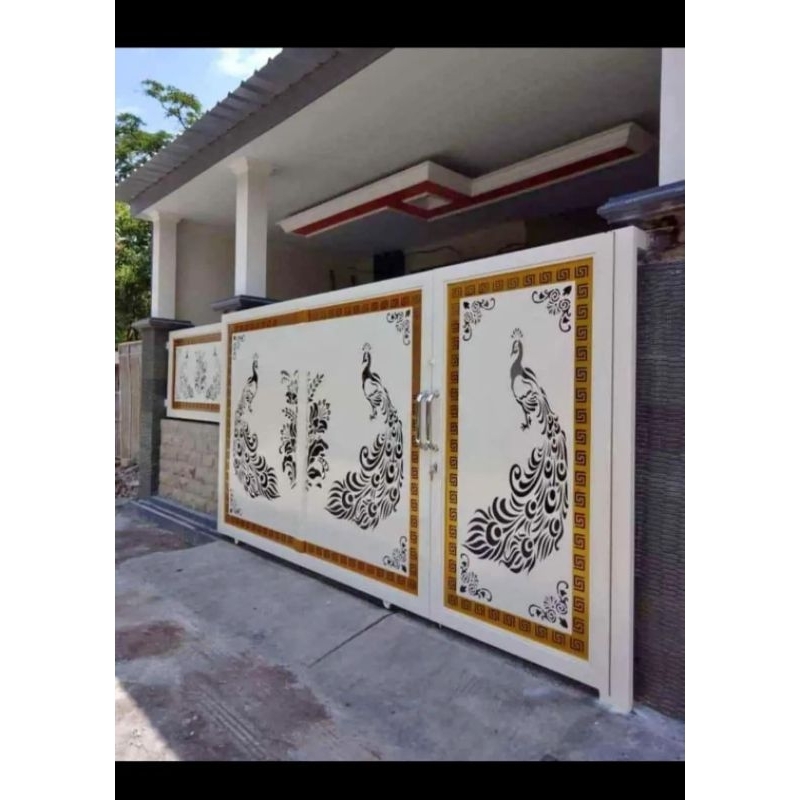 pagar minimalis laser cutting