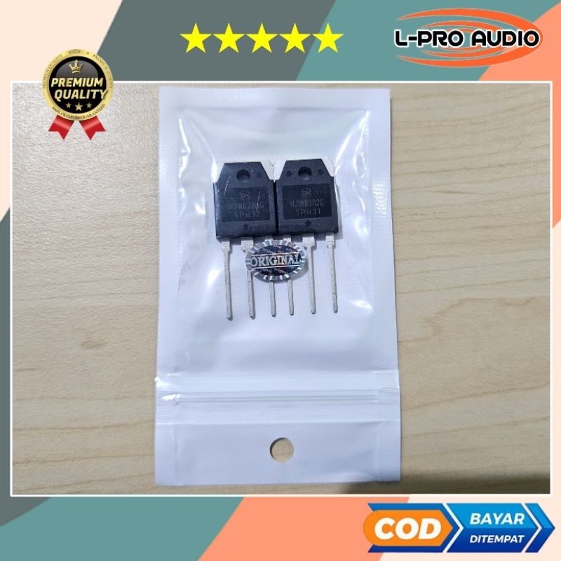 Transistor NJW0302 NJW0281 asli on semi