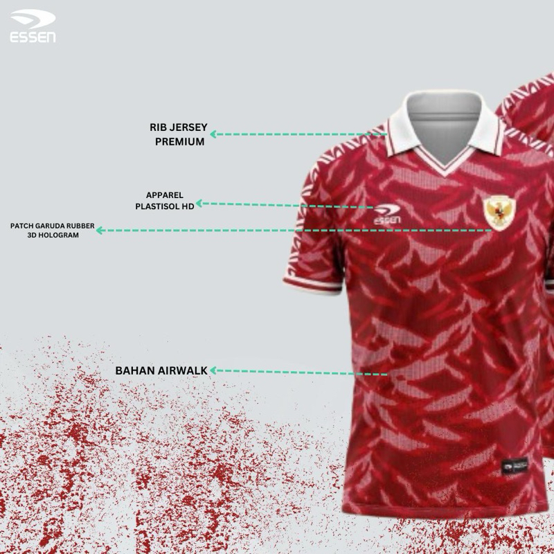 QH JERSEY TIMNAS FANTASY PRIA WANITA - ESSEN APPAREL