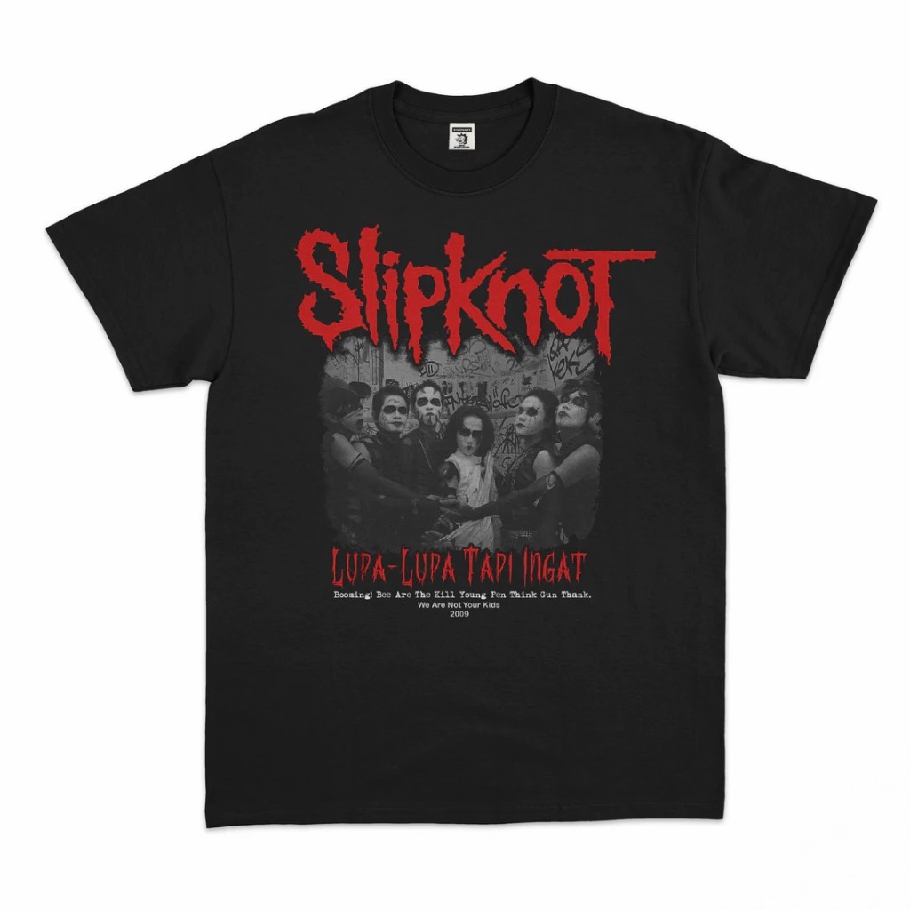 KAOS | TSHIRT | BAND | SLIPKNOT | PARODY | KUBURAN BAND