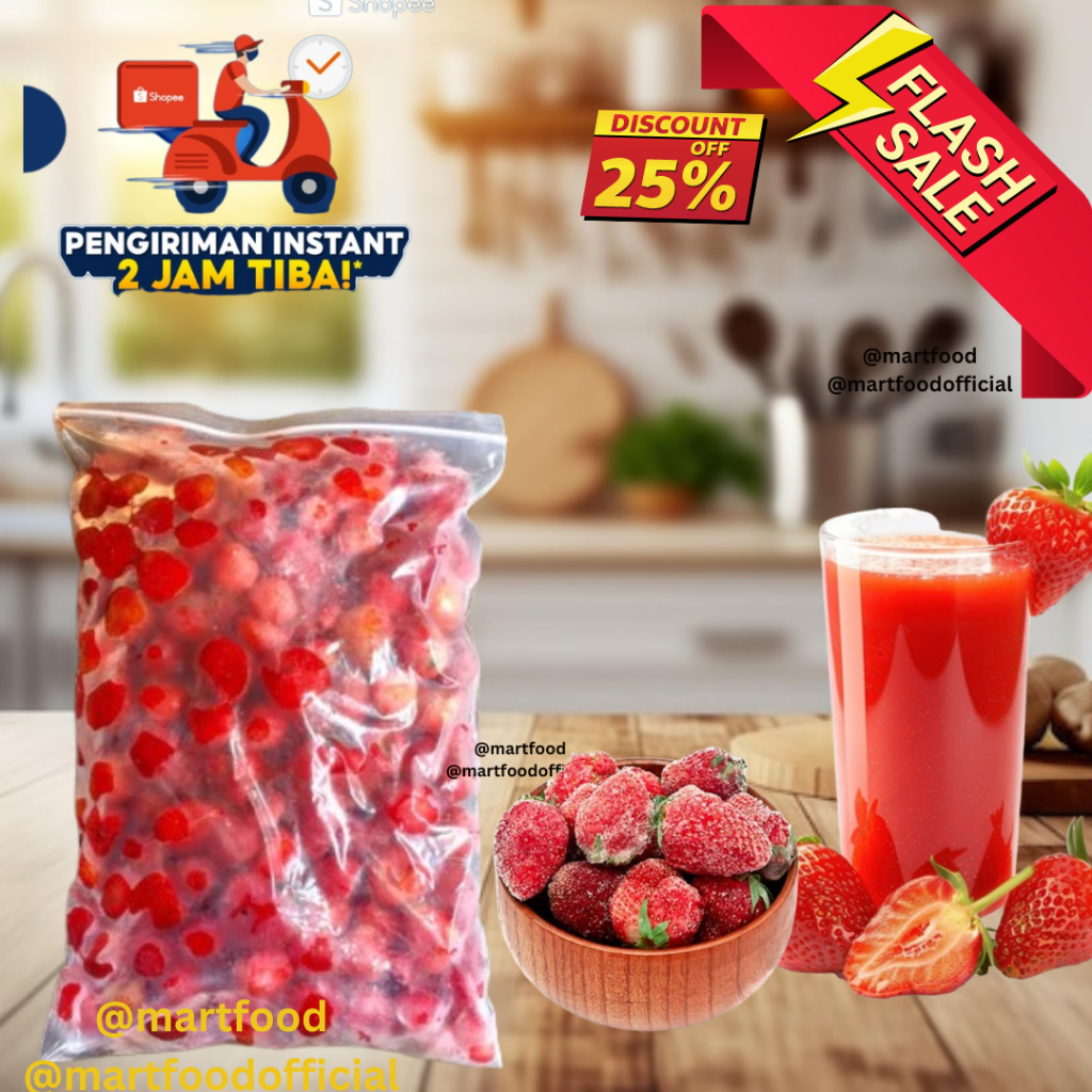 Strawberry Frozen Segar 1 KG