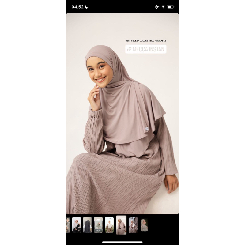 preloved khalewale mecca instan hitam dan latte. MASIH BAGUSS