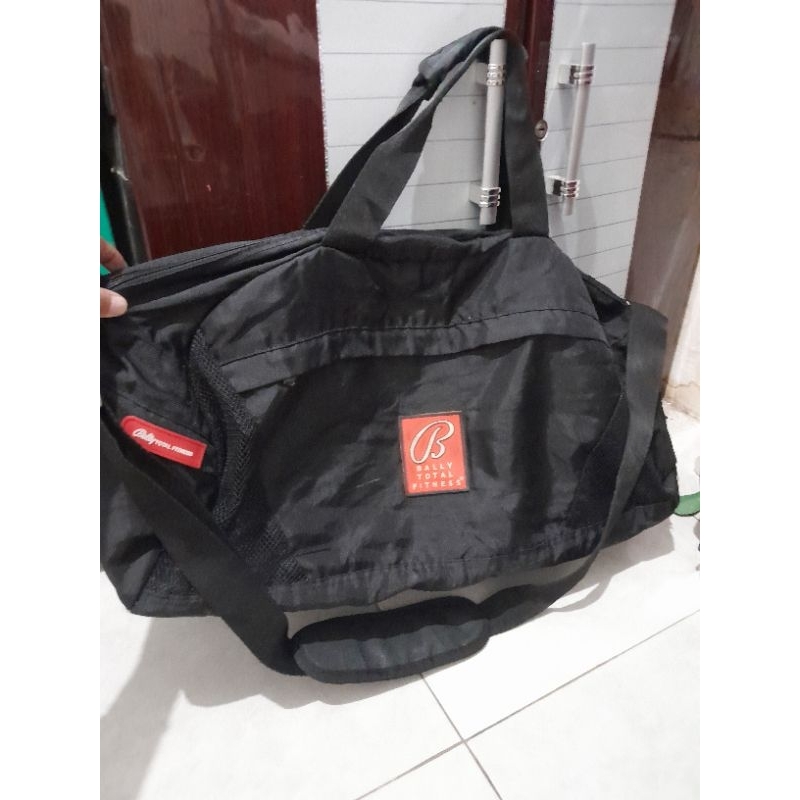 tas olah raga tas minggat travelbag BALLY branded 50x40 koleyah monza bag duffle bag preloved tas se