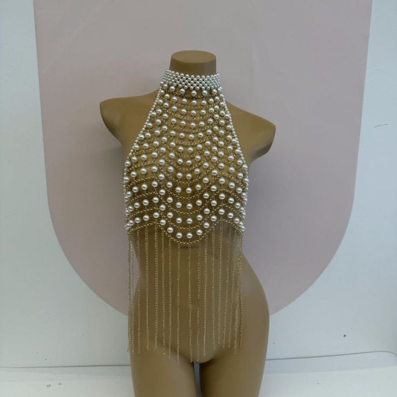 Rompi pearl, baju pearl, baju mutiara, baju cosplay, aksesoris baju pearl