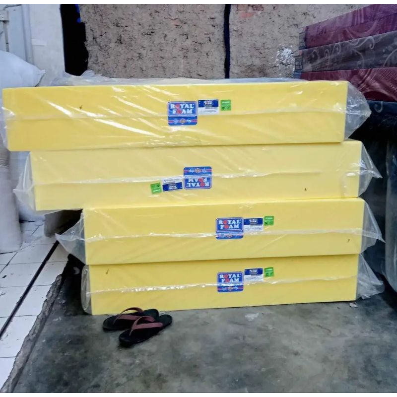 Fthn Busa Kasur Royal Foam Lembaran Tebal 2cm 100x150cm / 200x150cm Busa Yellow Super Untuk Surpet