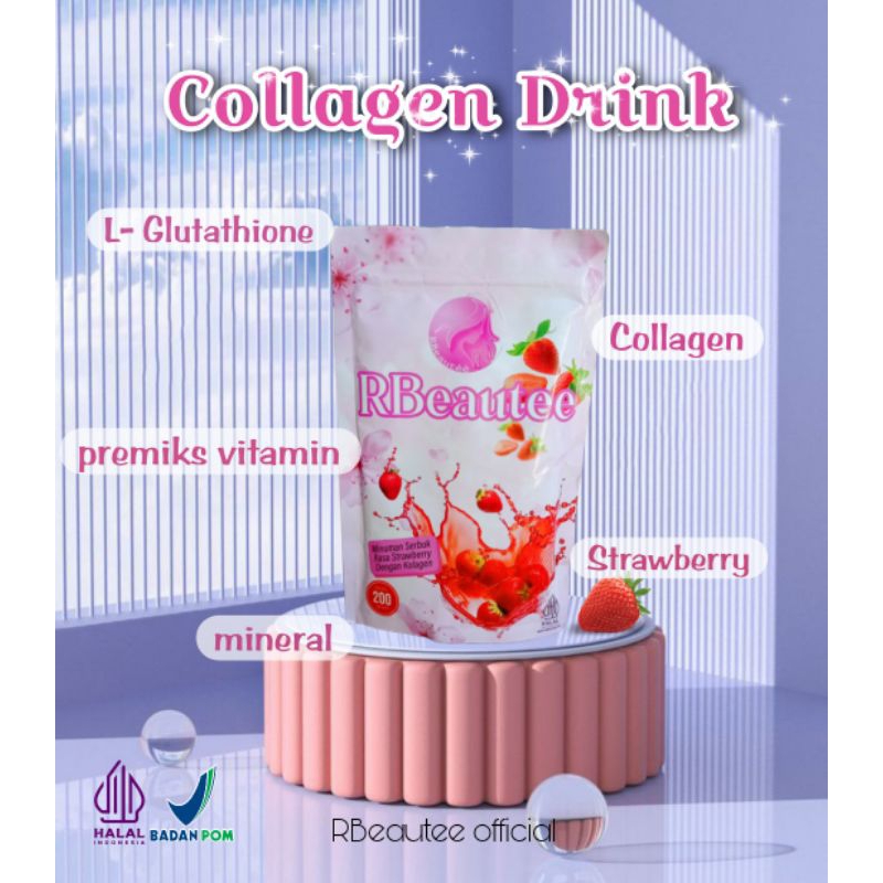Minuman kolagen pencerah kulit - RBeautee ( HALAL BPOM)