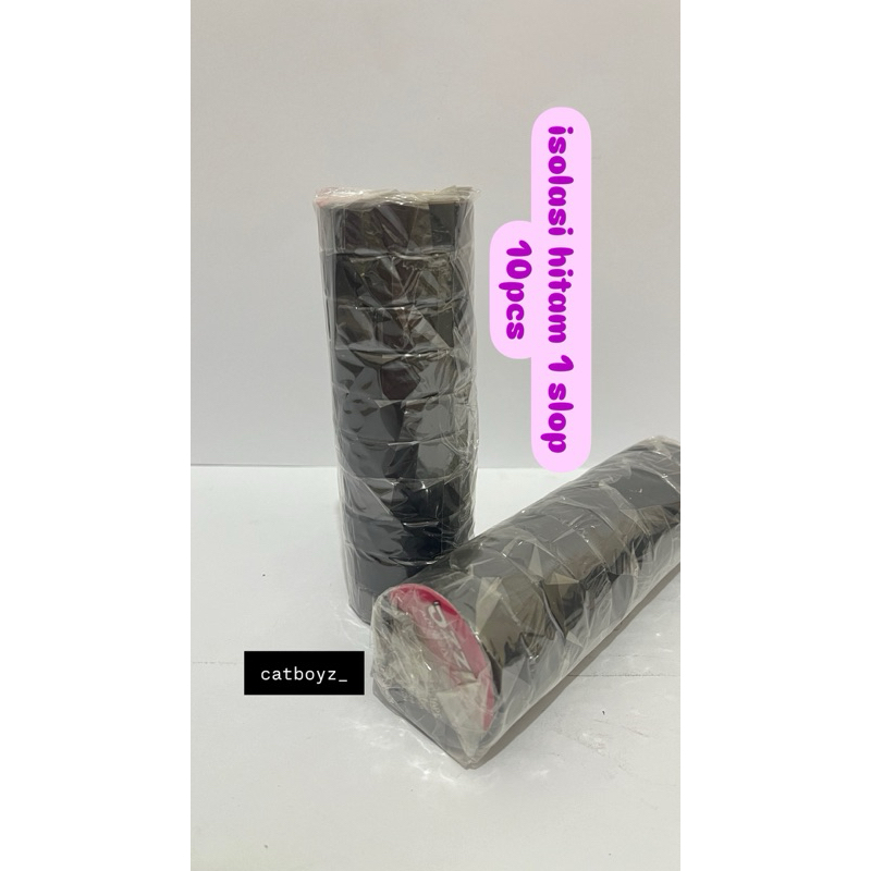 

isolasi hitam 1slop 10pcs grosir murah