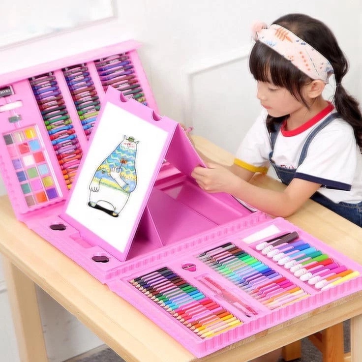 

Hot Quality AOYING PALING LENGKAP Crayon Anak Pengasah 28pcs Set Alat Menggambar Melukis Anakanak Crayon Cat Air Pensil Alat Lukis Set
