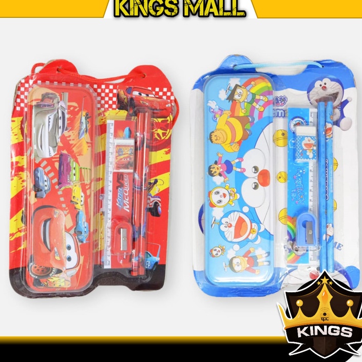 

Penjualan Spesial KINGS S6139 Fancy Set Anak Motif Karakter Lucu Set Alat Tulis 6 in 1 Stationery Set Souvenir Anak Paket Alat Tulis Sekolah