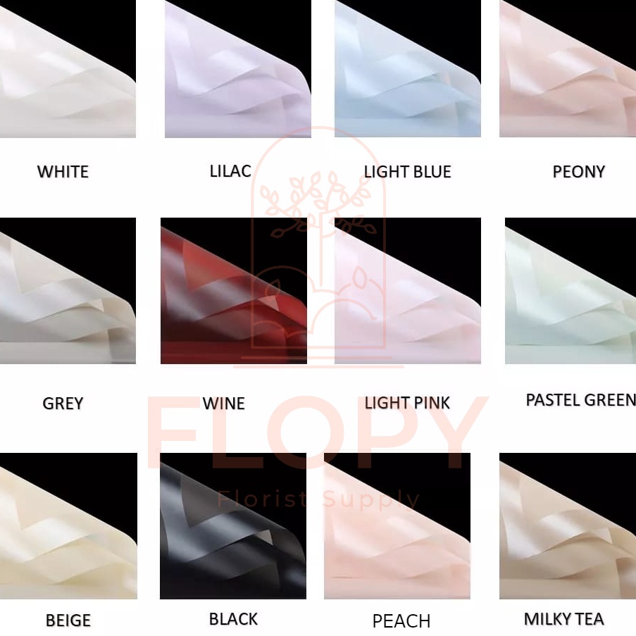 

Hot Quality 5 Lembar Cellophane Garis Tebal Kertas Wrapping Buket Bunga fwyi