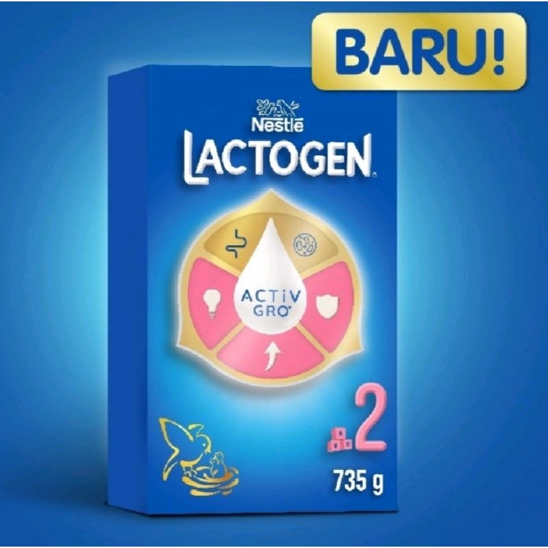 (KHUSUS BATAM) LACTOGEN 2 (6-12 BULAN) SUSU FORMULA BAYI 735 GR