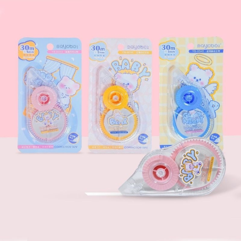 

SAYOBO - Correction Tape / Tipex Pita Koreksi / Tip x Motif