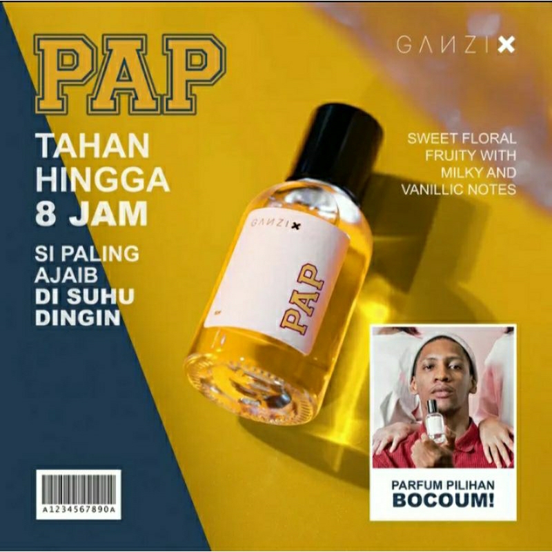 Parfum Ganzi X Pap Aromatic PARFUM EAU DE PERFUME 30ML PRIA WANITA TERLARIS