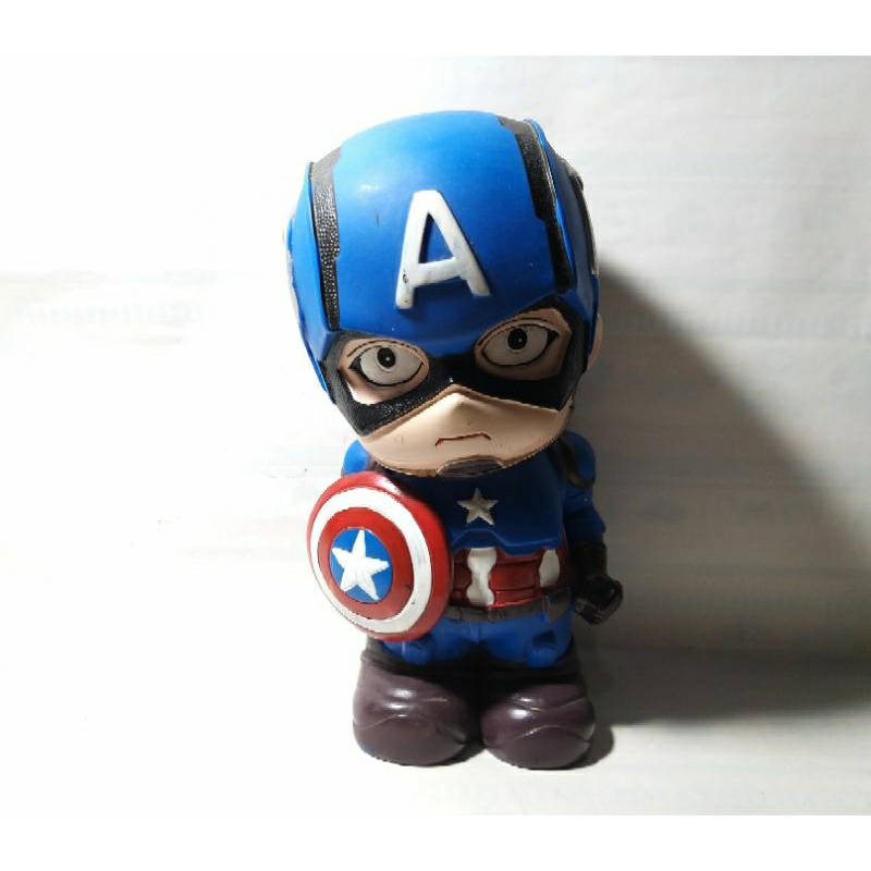 Celengan Tempat Uang Captain America Amerika Steve Rogers Avengers Superhero Super Hero Marvel Coin 
