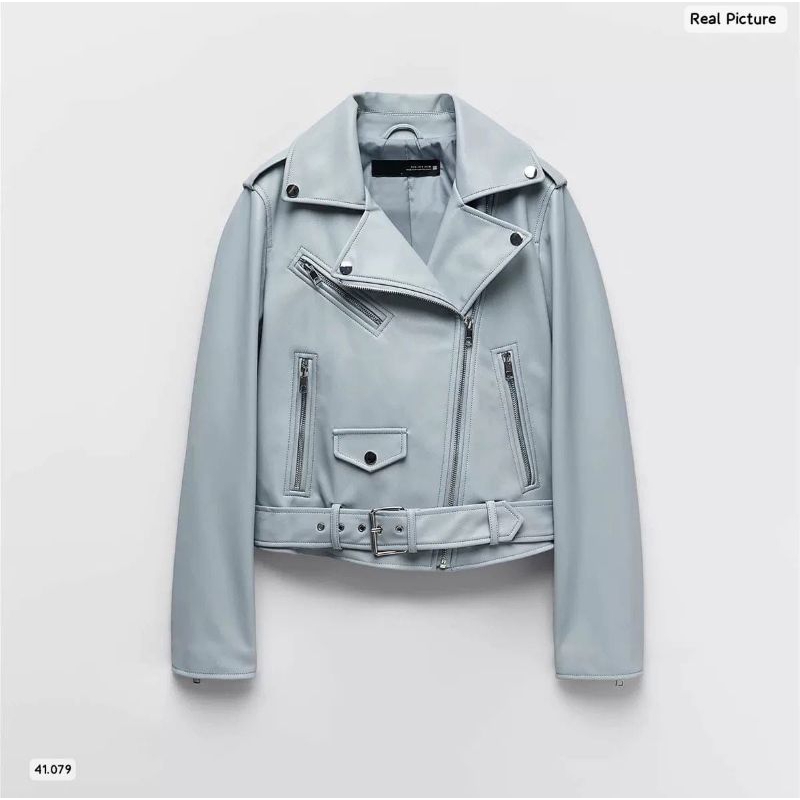 ARF - FTH - 41079 - Jacket Suede Ice Blue