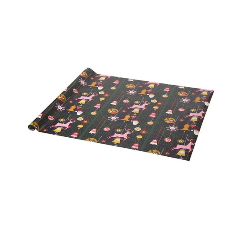

Vintervint rol kertas kado motif natal hijau 30x0.7m, kertas kado, kertas pembungkus hadiah, kertas berwarna
