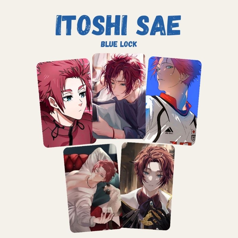 PHOTOCARD BLUE LOCK | ITOSHI SAE | ITOSHI RIN | KAISER