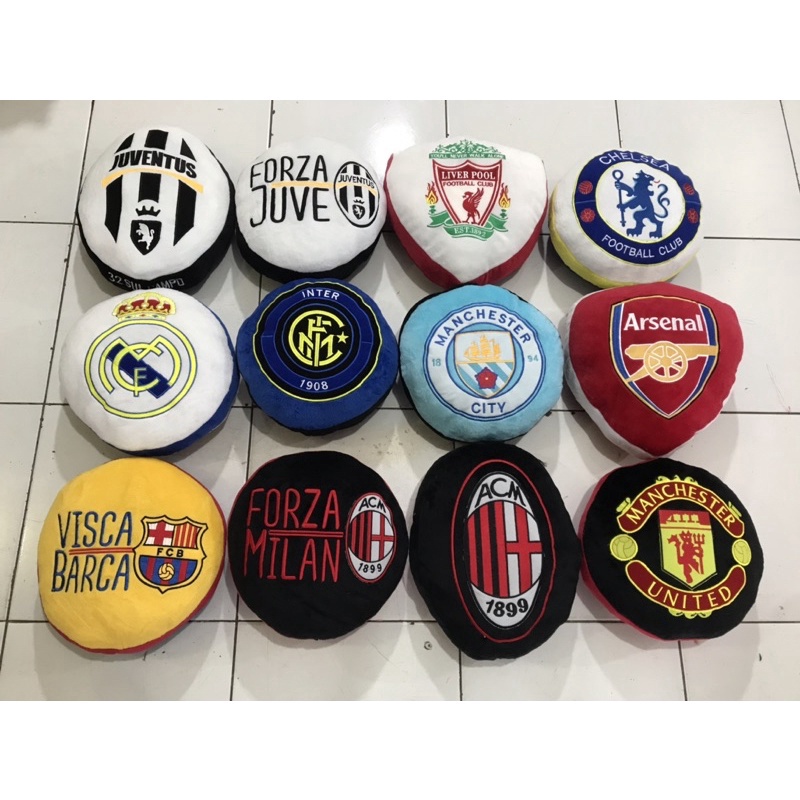 bantal tidur bantal sofa karakter bola internasional bordir