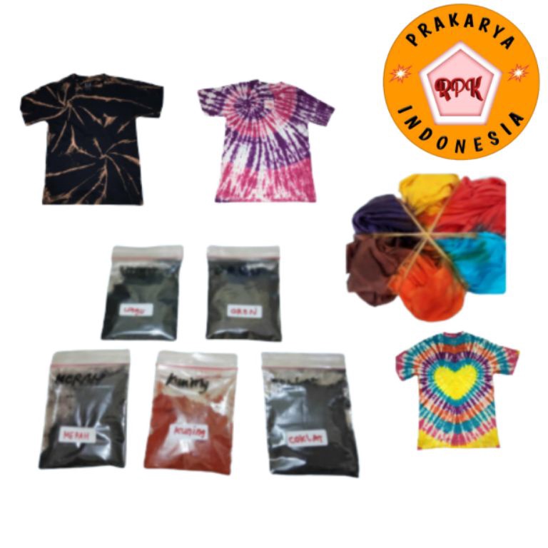 

Murah Bulan Ini REMASOL Tie dye pewarna kaos batik jumputan baju taplak