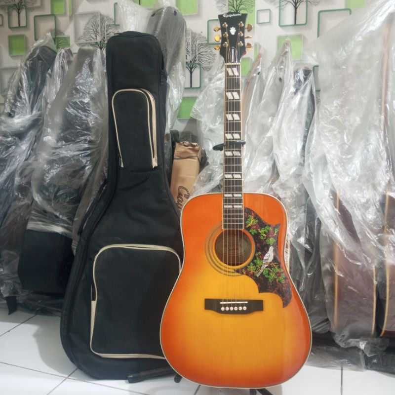 epiphone hummingbird kawe/replika High Quality,bukan ori