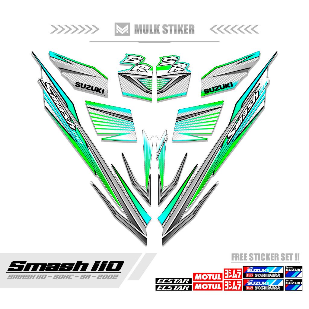 STRIPING SMASH 110 R  / MTF 12 / STICKER SMASH 2002 / SETIKER SR / STIKER / STREPING / STIPING / SET