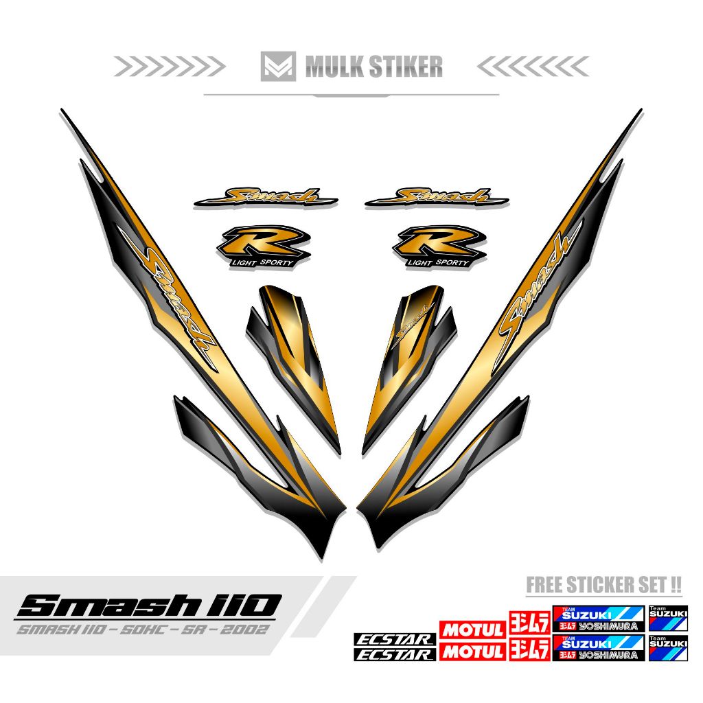 STRIPING SMASH 110 R  / MTF 14 / STICKER SMASH 2002 / SETIKER SR / STIKER / STREPING / STIPING / SET