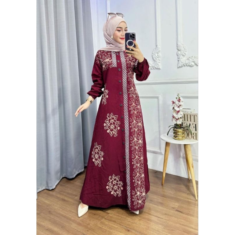 GAMIS RAYON PREMIUM GAMIS TWILL  GAMIS CAP TERBARU uji