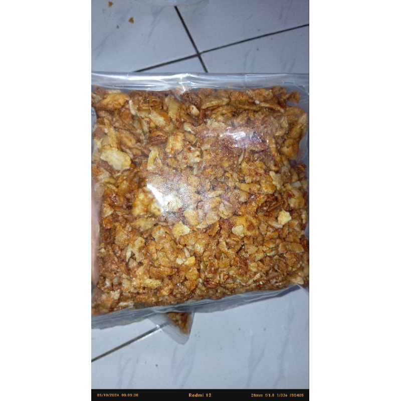 

remukan emping pedes manis 1 kg