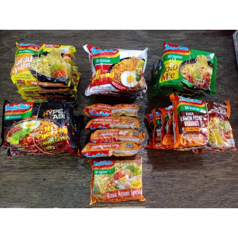 

INDOMIE MIE INSTAN (PER PAKET 5 BUNGKUS)