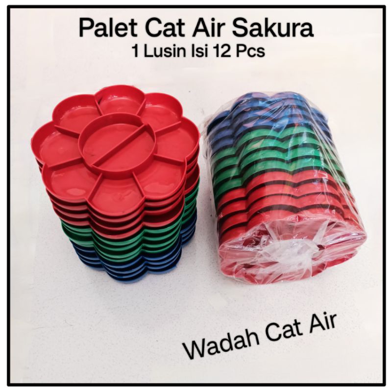 

1 Lusin Palet Cat Air Sakura Isi 12 Pcs / Wadah Cat Air