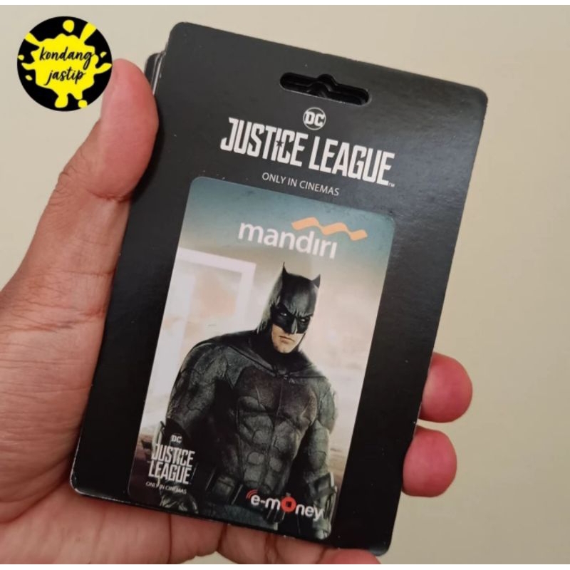 mandiri emoney justice league batman