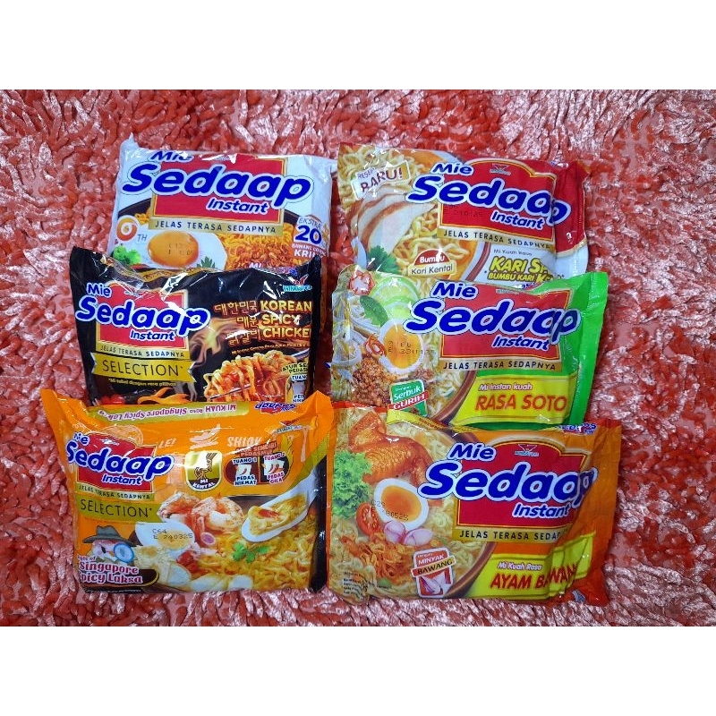 

Mie sedaap/Sedaap goreng/Sedaap kuah/mie goreng mie kuah isi 10 pcs