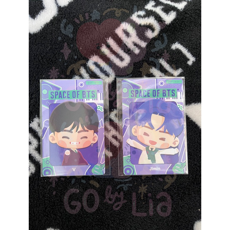 [SIAP KIRIM/ READY STOCK] Space of bts pop-up store official jin jungkook taehyung  photocard