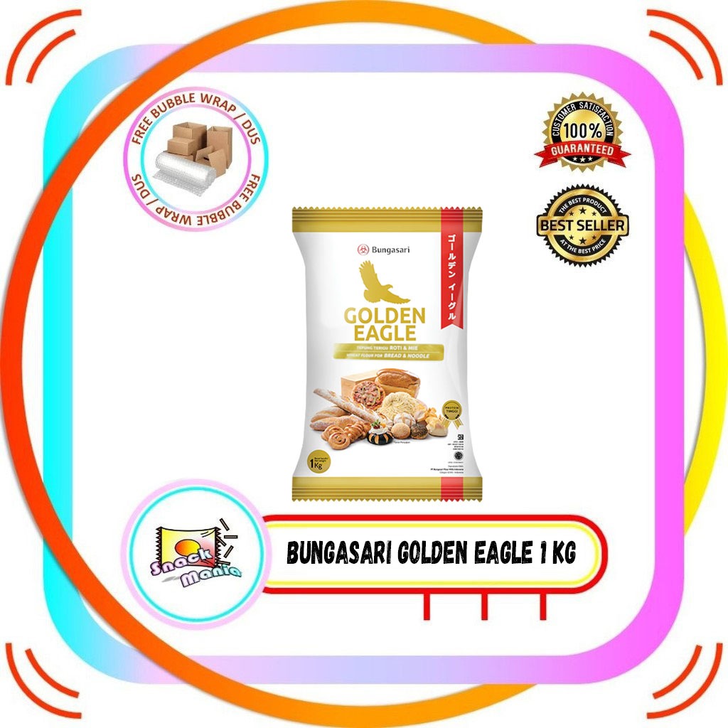 

Bungasari Golden Eagle Tepung Terigu ~ 1 kg Flour Mills
