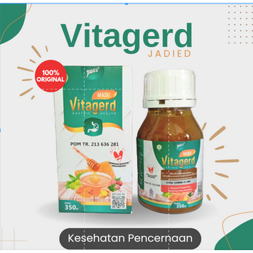 

Vitagerd Original 350gr Madu Atasi Asam Lambung, Maag, Gerd BPOM