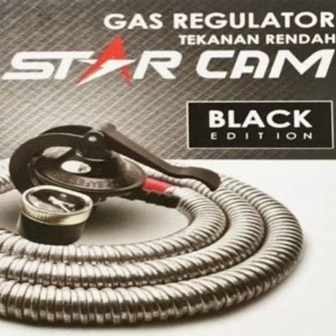 SELANG DAN REGULATOR STARCAM STARCOM STAR CAM COM DESTEC DESTAR DES STAR KOMPOR GAS TEKANAN RENDANG 