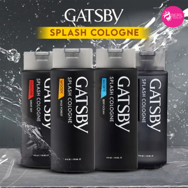 GATSBY SPLASH COLONE 175ML l PARFUM l GREAT SKY l WILD FOREST l DEEP OCEAN