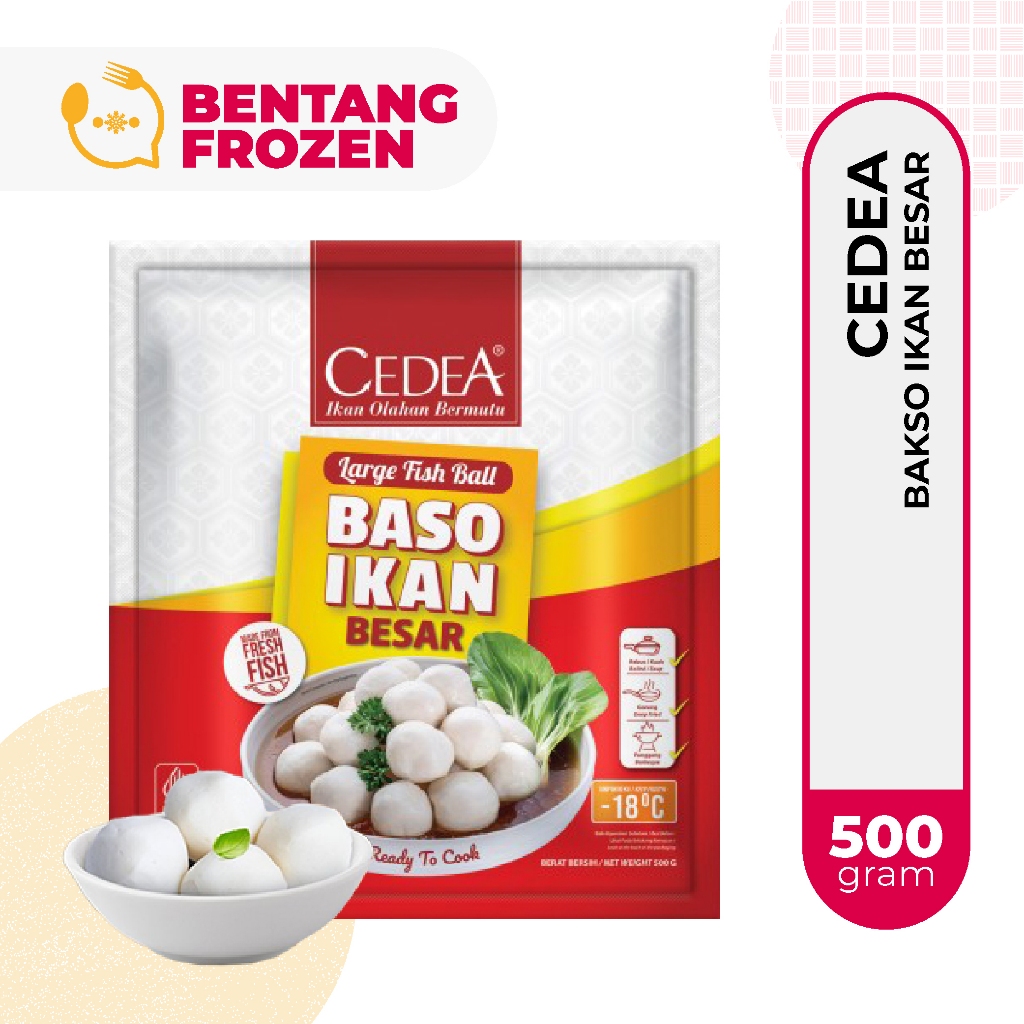 

Cedea Baso Ikan Besar 500gr / Cedea Bakso Ikan