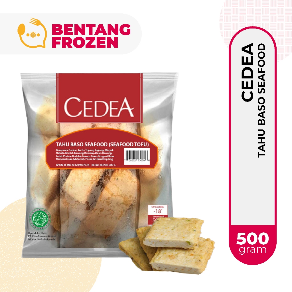 

Cedea Tahu Baso Seafood 500gr / Cedea Tahu Bakso Seafood