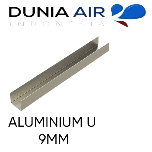 Aluminium Profile Lis U Aluminium 9MM