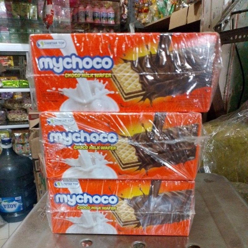 

mychoco choco milk wafer by siantar top