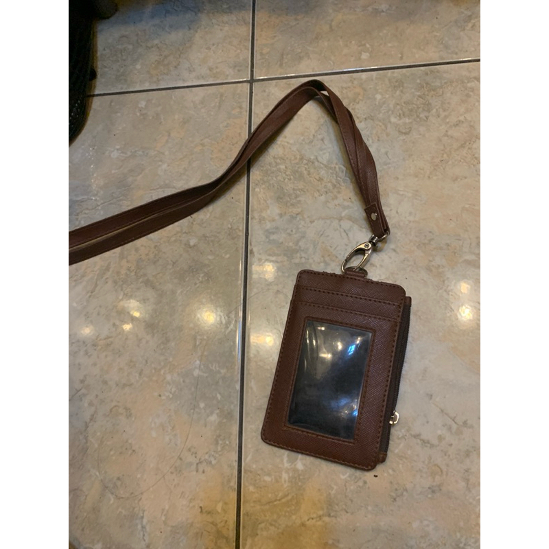 

preloved name tag lanyard coklat