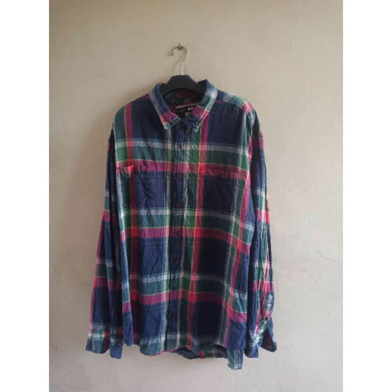 Kemeja flanel Wanita Tommy Hilfiger