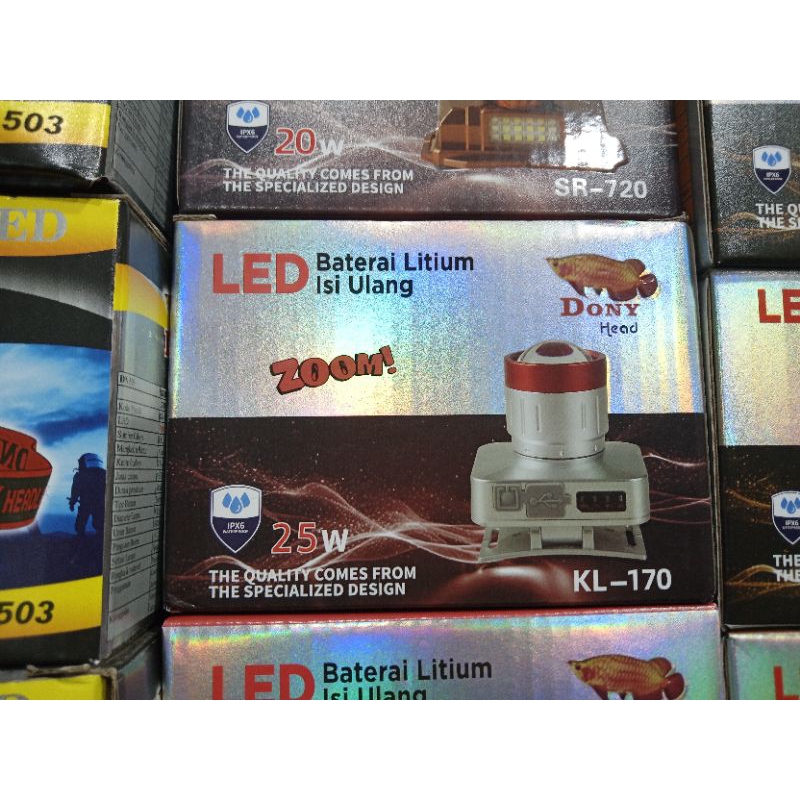 Senter Kepala Dony KL-170 Zoom