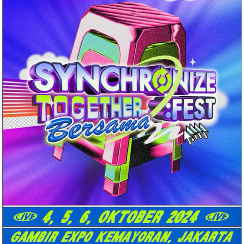 Ticket Synchronize Fest Day 2&3, PAKETAN 2 TICKET