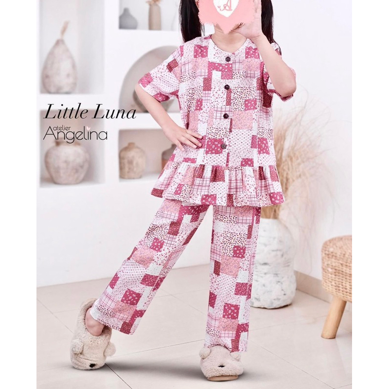 LITTLE LUNA ANTIQUE PATCHWORK WHITE BY ATELIER ANGELINA MLF